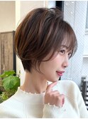 ★大人可愛いショートボブ　レイヤーショートボブ
