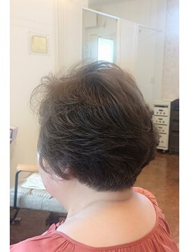 美容室はるな くせ毛のヘアカラー