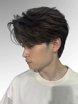 アノ(Ano.) 大分ニュアンスパーマセンターパートフェザーパーマ毛流れパーマ