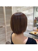 切りっぱなしボブ