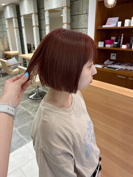 シンス(Since) 重くなりすぎない小顔に見えるコンパクトボブ　里見美穂