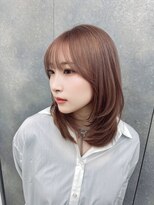 クム(kumu)&nbsp;【kumu】ミディアムレイヤー/顔周りカット/栄/名古屋