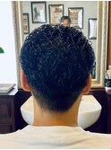 【50代 男性】ロンドンオールバックパーマ（大宮/バーバー）