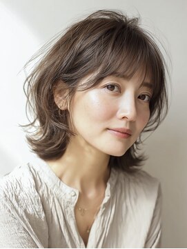 ハーツ(Heart's) 大人ミディアム 白髪ぼかし 脱白髪染めハイライト40代50代60代