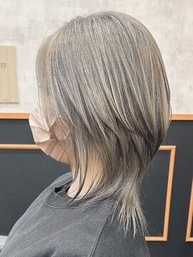 アグ ヘアー フォーキー 焼津店(Agu hair Forky) ブリーチonミルクティーグレージュ/ベージュ