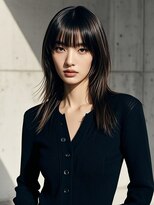 エイチ ウルフカット 大阪梅田(811)&nbsp;シースルーマッシュウルフカットアンブレラカラーショートボブ