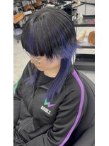 アンダーバーマッティーナ(UNDRvr mattina) インナーカラー ブルーバイオレットデビルカラー