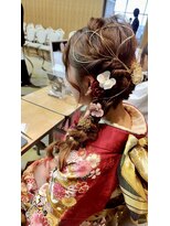 イタクラ 赤道店 (ITAKURA)&nbsp;卒業式／成人式／サイド編みおろし／編みおろし／ヘアアレンジ