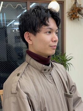 ピコット(P cott) メンズパーマショートゆるめ短め