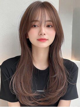 アビリタ(abilita) 韓国 レイヤー 顔周りカット ココアブラウン 透明感カラー 小顔
