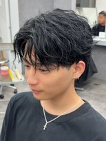 エルマーク 和歌山(L-MARK) センターパート/ニュアンスパーマ/フェザーパーマ/メンズ