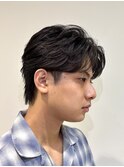 センターパート/フェザーショート/ビジネスヘアビジネスショート