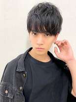 アトラスサロン 札幌大通り(Atras.salon)&nbsp;札幌/髪質改善/アッシュブラック!爽やかニュアンスマッシュ