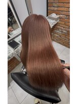 フィゼル 梅田茶屋町(fizelle)&nbsp;カシスオレンジ 髪質改善カラー