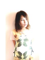 ヘアー リアン(hair Lien)&nbsp;切りっぱなしルーズミディアムボブ