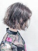 ラウンジ モリオ イケブクロ(Lounge MORIO Ikebukuro) 【morio池袋】今年流行切りっぱなしグレージュボブ