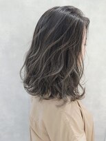 ムウ 難波(MOU)&nbsp;ハッシュカットフルバング似合わせカットレッドブラウン20代30代