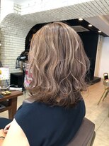 ラブリッシュ(LOVERICHE) お客様スタイル 30代女性  Wカラーパープルガーネット