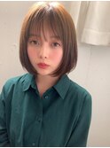 小顔ヘア 前下がり ボブ ユーレルム新宿