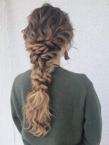 カノンヘアー(Kanon hair)&nbsp;編み下ろしアレンジ