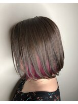 アンダーバーホワイト 阪神西宮店(_WHITE)&nbsp;インナーカラー　ピンク　デザインカラー