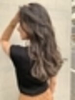 ソルトウォーター(SALT WATER)&nbsp;グレージュ × フリンジウェーブ モードヘア