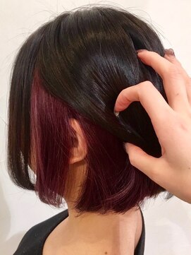 ネオリーブアオバ 高田馬場店(Neolive aoba) 【高田馬場/aoba】インナーカラーピンクパープル