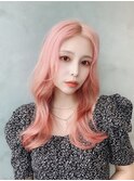 【CHERIM】韓国風ピンクベージュ♪#ベビーピンク 栄美容院20代