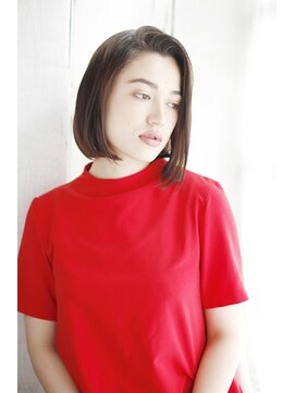 トランクイル サフリック(TRAN9UIL safric) 20代30代40代　モードの顔した大人ボブ【烏丸】＃637