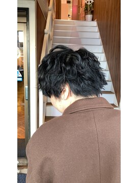 アヴァンス 天王寺店(AVANCE.) ショートウルフ×無造作セット