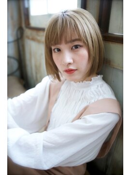 クレドガーデン 吉祥寺店(CRED GARDEN) くすみカラー/オリーブベージュ×ボブ【吉祥寺クレドガーデン】