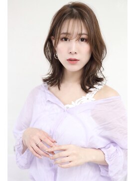 グランアージュ 池袋東口店(grandage) 大人可愛いエギョモリシースルバングミディアム池袋