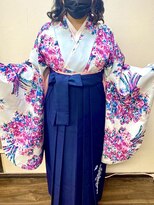 ヘアセットアップス(UP's) 『卒業式袴着付け＋スーパー可愛いツインテールハート付き～♪』
