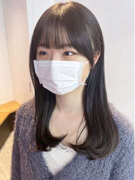 アルバム 池袋(ALBUM) 顔まわりカット_ショコラアッシュヘルシースタイル_ba427362