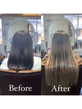 プルクローム(PULL CHROME) 【プルエクステ】カラー&エクステ/馴染ませたい方オススメ