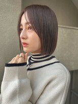 大人マッシュショート丸みショート黒髪ショートベリーショート