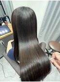 ダークブラウン×髪質改善