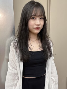 パークレーン アイス イヴェン(park lane ICI yeven) 韓国　シースルーバング　レイヤーカット/momoka