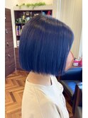 切りっぱなしボブ
