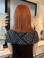 シンシェアサロン 原宿店(Qin shaire salon)&nbsp;オレンジカラー ブリーチカラー