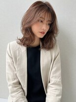 ソヨン 有田川店(SOYON)&nbsp;小顔ミディ　テラコッタ　大人かわいい