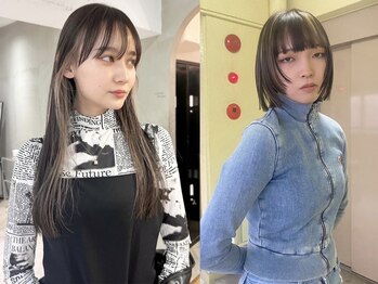 ローレン 栄久屋大通店(LOREN)の写真/理想を叶えるならココ！インナーカラー/ハイライト/ベージュカラーも◎[栄/ブリーチ/ダブルカラー/学割U24]