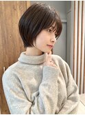 大人ショートヘア　ショートボブ　丸みショート　30代40代50代