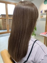 ソアラ(soara)&nbsp;さら艶ロング×バイオレットグレージュ