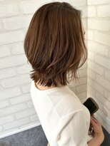 ルノン フィージュ(LUNON fieju)&nbsp;肩ラインひし形シルエットのくびれグラボブ/髪質改善/ベージュ/