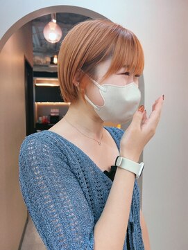 シビバイレボ(CIBI by revo) 地毛風カラー/ナチュラルレイヤーカット/ショートボブ[船橋]