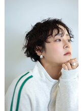 ドォール(d'Or) マッシュショート×パーマ