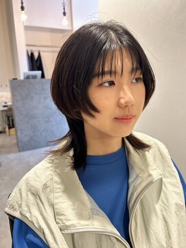 ノア(noah.) センターパートウルフから中性ウルフへ