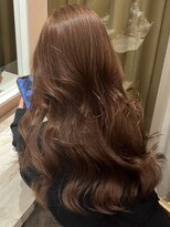 ユニ 原宿(uni)&nbsp;韓国ヘアミルクティーブラウンブリーチなしベージュ原宿