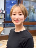 【小林翼】ショート/ボブ/顔まわり/前髪/縮毛矯正/白髪ぼかし/柏